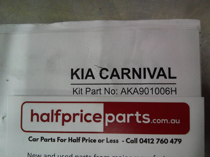 Kia Carnival YP/PE Genuine Tow Bar Bolt Kit With Tow Ball New Part