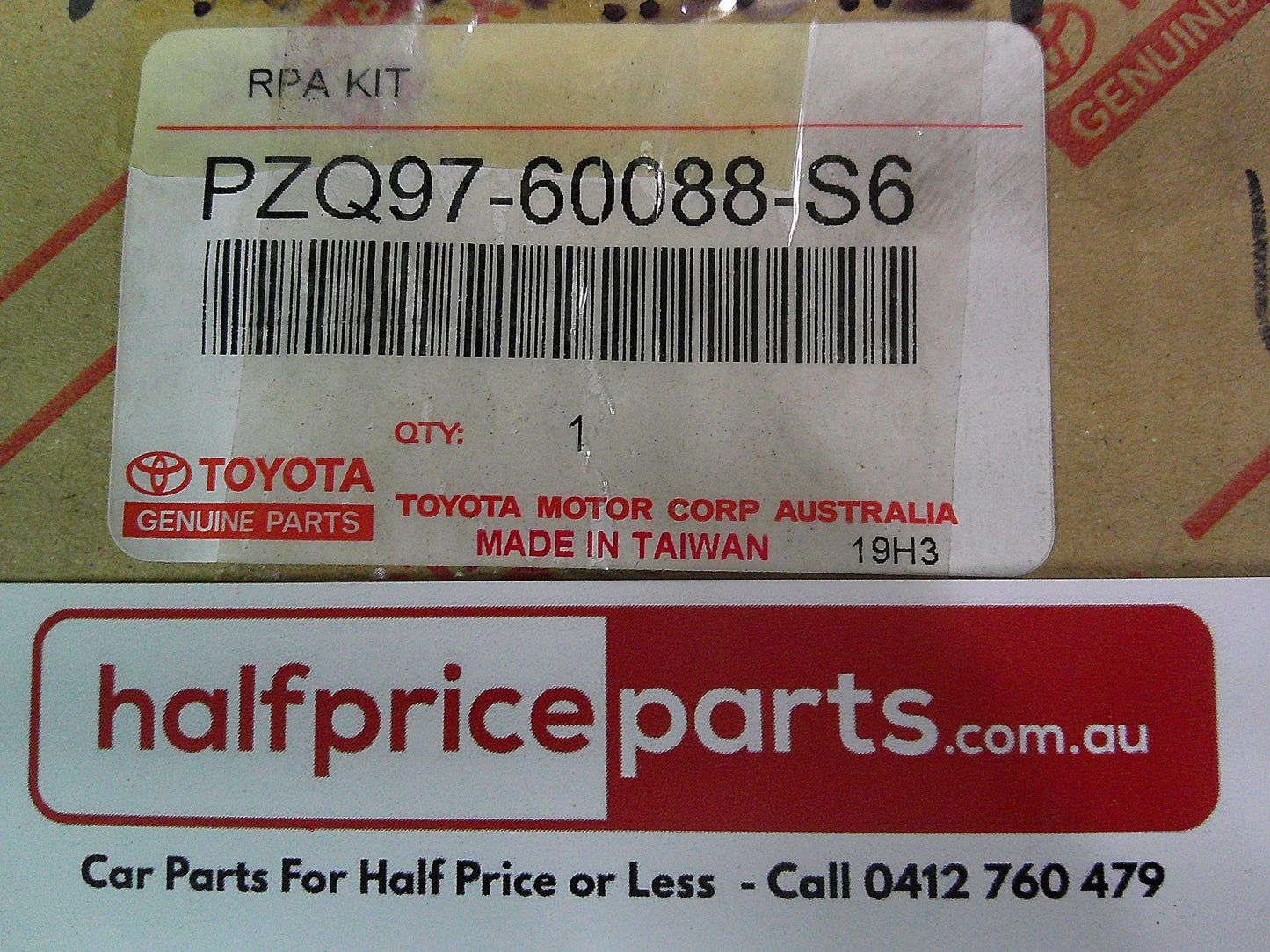 Toyota GX Prado 150 Series Genuine Rear Park Assist Kit 4 Head Dark Blue Mica New Part