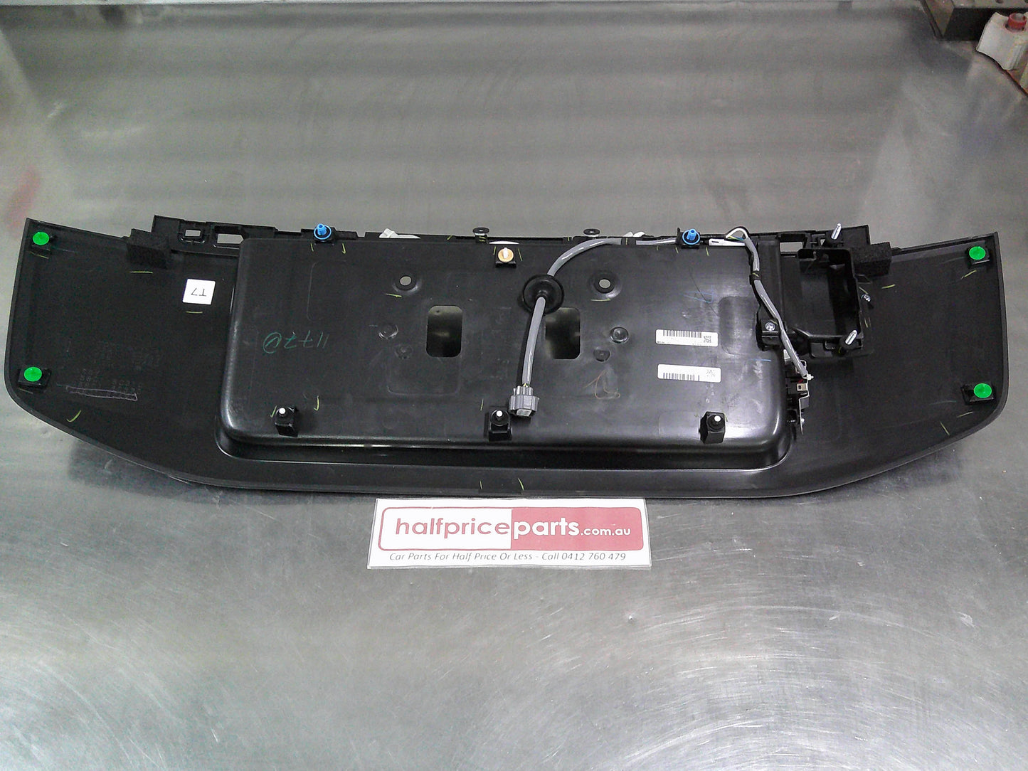 Toyota Prado 150 Genuine Rear Door Outer Finisher Panel (Factory Black) New Part