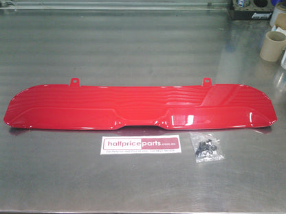 Honda Civic Hatch Genuine Center Rear Lower Spoiler (Rallye RED) New Part