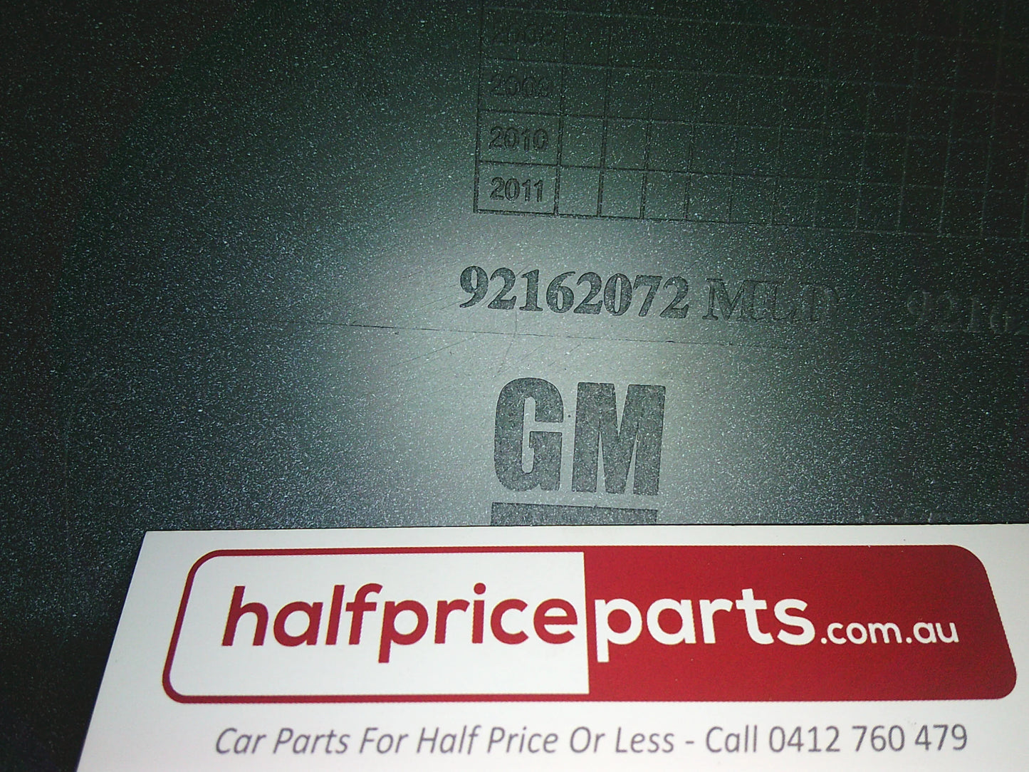 Holden VE SS Commodore Genuine Right Hand Side Rocker Moulding (Painted Factory Heron White) New Part