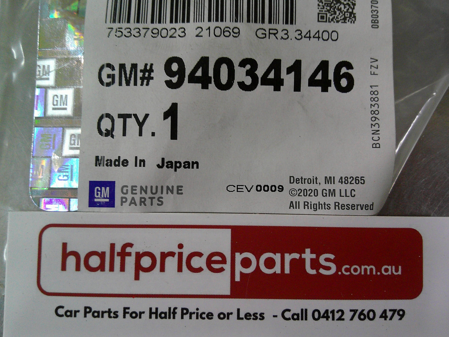 Holden Genuine Engine Oil Pipe Seal New Part