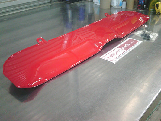 Honda Civic Hatch Genuine Center Rear Lower Spoiler (Rallye RED) New Part