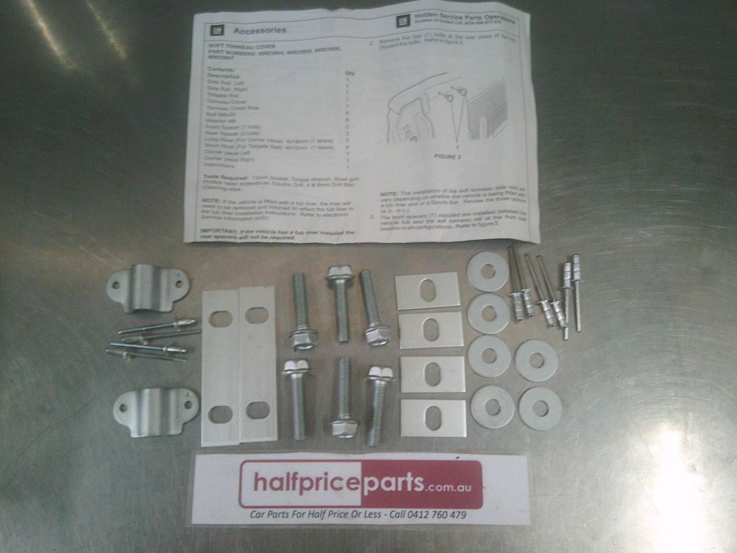 Holden RG Colorado Genuine  Soft Tonneau Fitting Bolt Kit New Part
