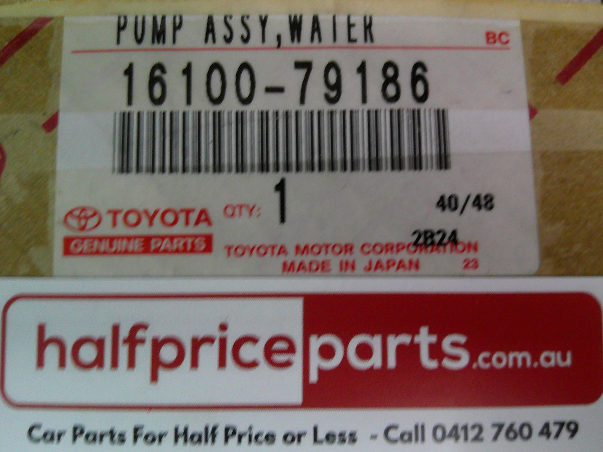 Toyota Camry SV22/SV21/SV20/Holden Apollo JM/JK/JL/JP Genuine Water Pump New Part