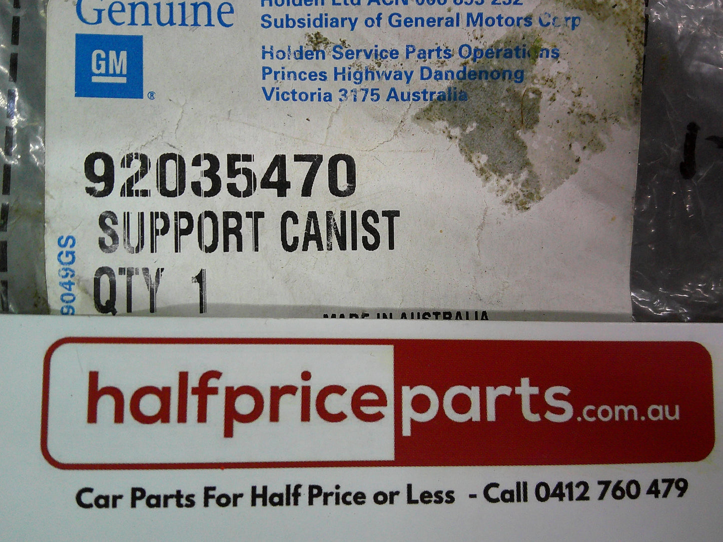 Holden VP Commodore Genuine Support Vapour Canister Fuel Bracket New Part