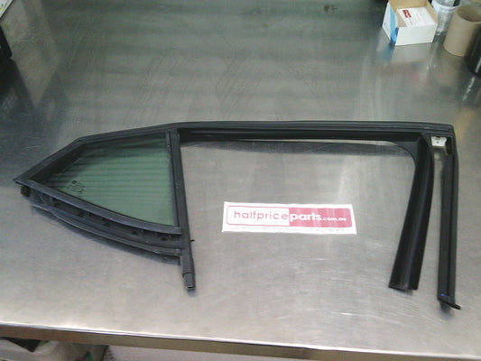 Holden BK Astra Genuine Right Hand Rear Upper Door Trim and Glass New Part