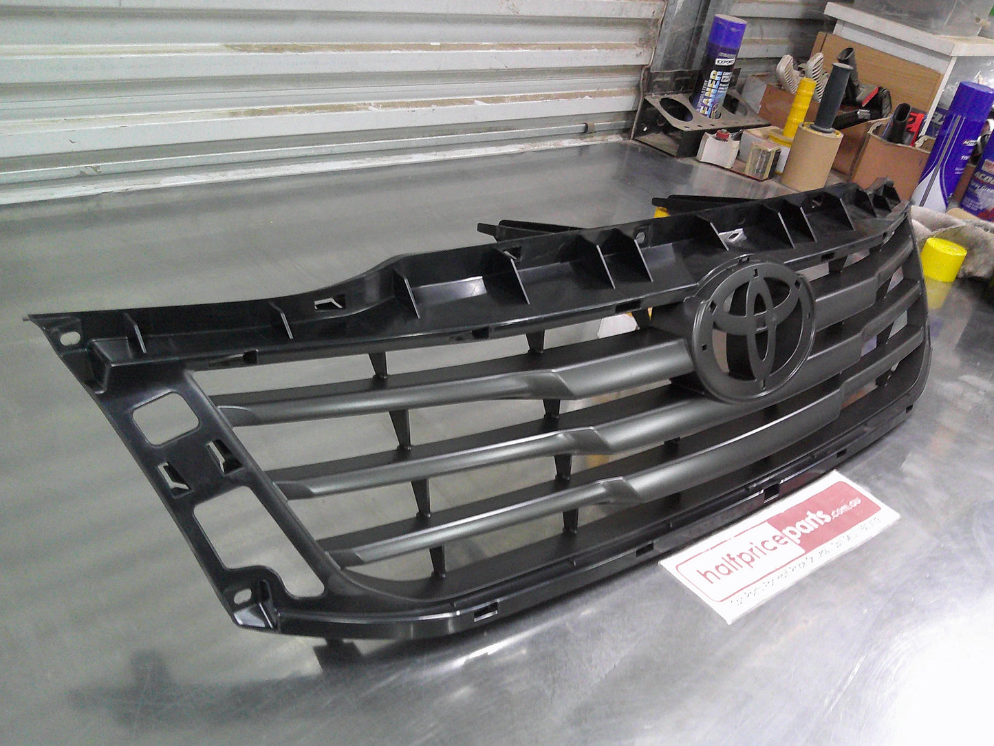 Toyota Hilux Genuine Front Upper Grille Black Frame (No Emblem) New Part