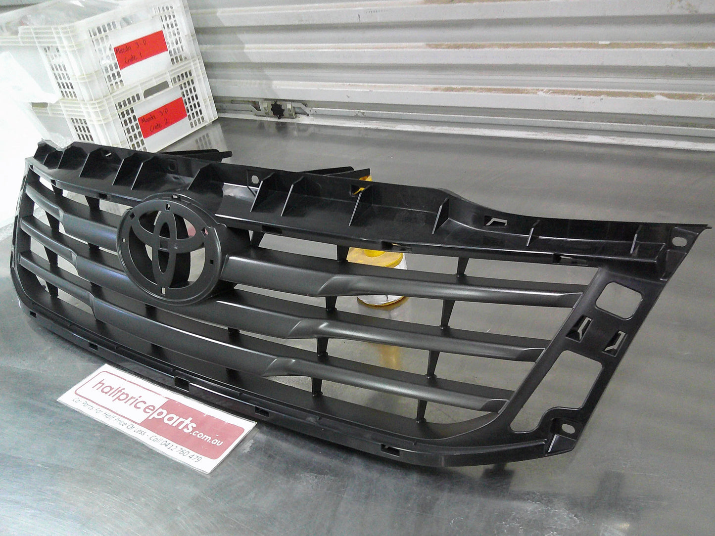 Toyota Hilux Genuine Front Upper Grille Black Frame (No Emblem) New Part