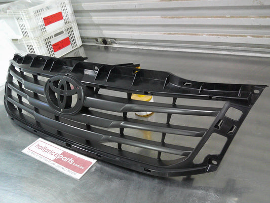 Toyota Hilux Genuine Front Upper Grille Black Frame (No Emblem) New Part