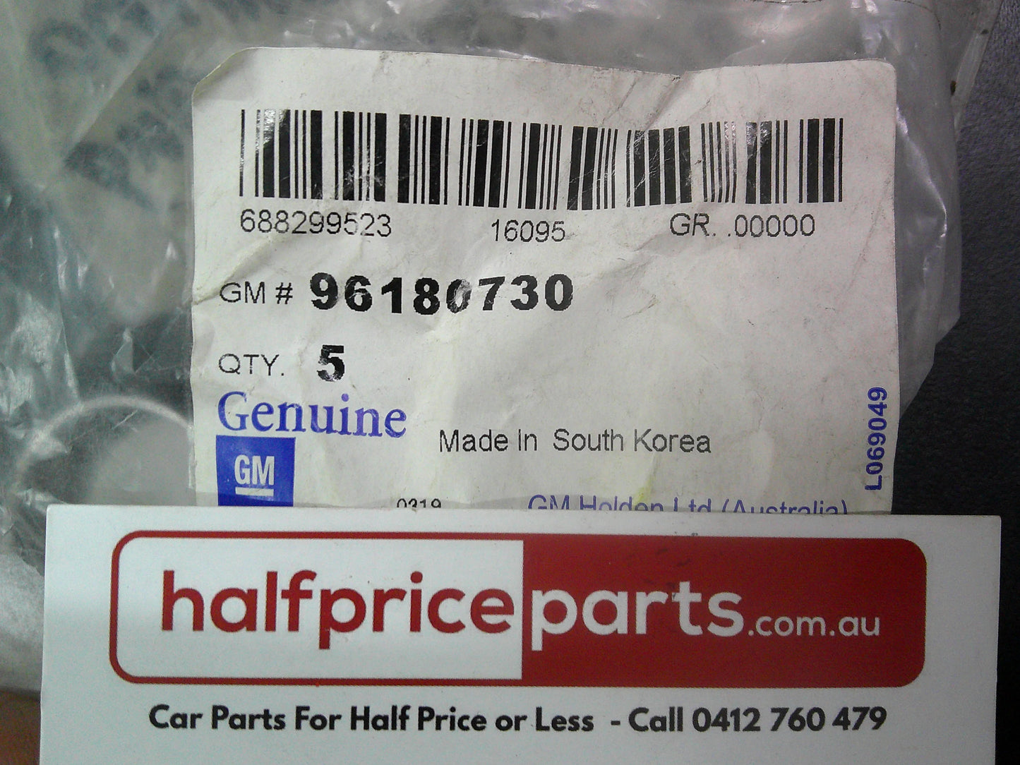 Holden TS/AH Astra Genuine Engine Block Plug New Part