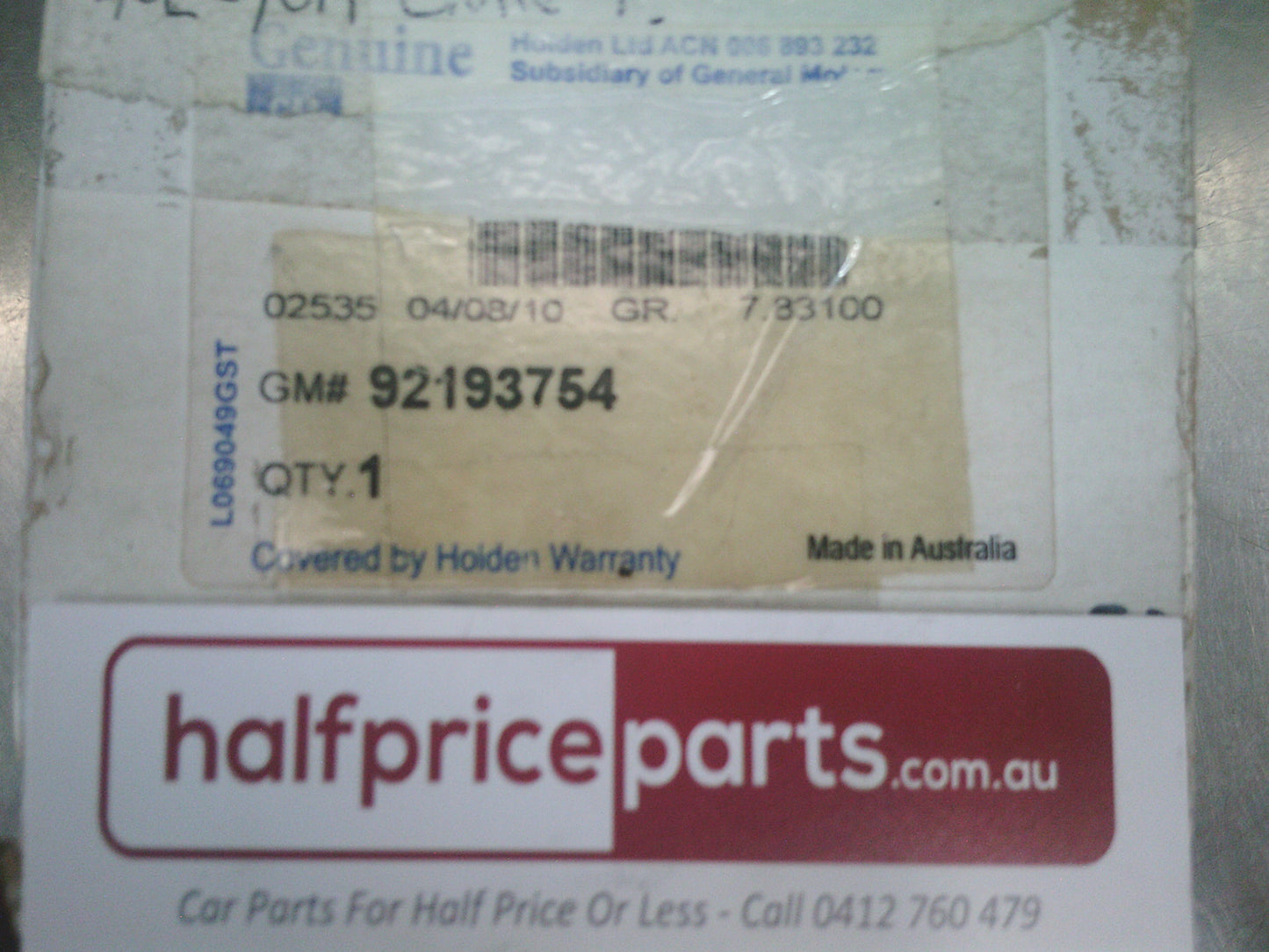 Holden VE Commodore Genuine Rear Parking Sensor Bracket - New Part