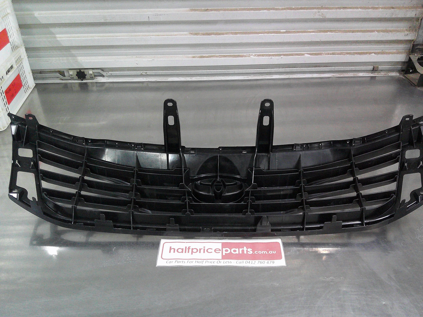 Toyota Hilux Genuine Front Upper Grille Black Frame (No Emblem) New Part