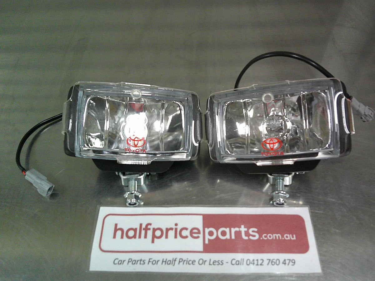 Toyota Kluger/Hilux/Prado/70 Series Landcruiser Genuine FF450 Rectangle Driving Light Sold As Pair New Part