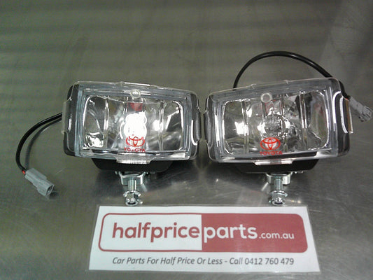 Toyota Kluger/Hilux/Prado/70 Series Landcruiser Genuine FF450 Rectangle Driving Light Sold As Pair New Part