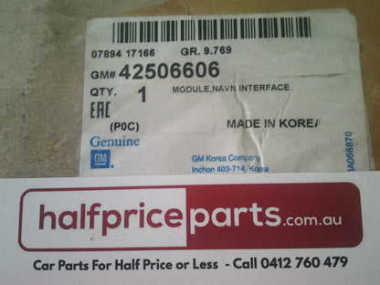 Holden CG Captiva 7 Genuine Car Stereo With Sat Nav 9 Inch Screen New Part