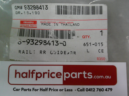 Holden RC Colorado/ Isuzu RA/RC D-Max Genuine Right Hand Rear Window Guide New Part