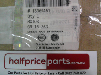 Holden Astra Convertible Genuine Left Hand Front Door Power Window Regulator New Part
