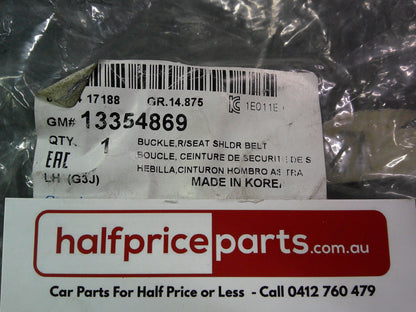 Holden J Astra Genuine Rear Left Seat Belt Buckle New Part