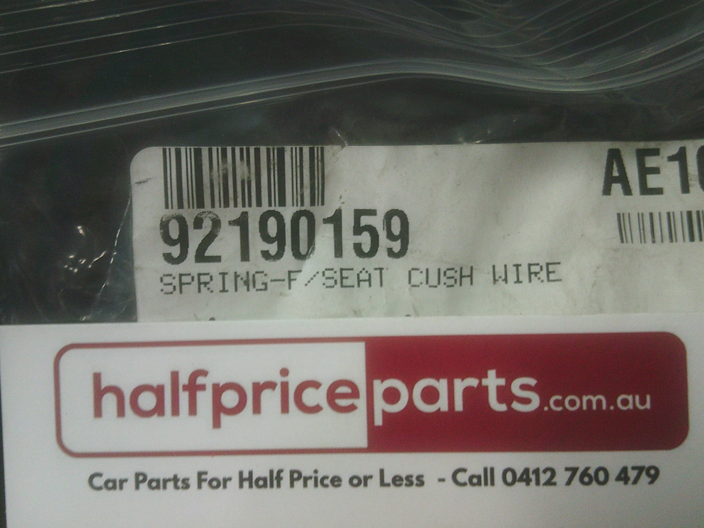 Holden Genuine Front Seat Cushion Retainer Spring New Part