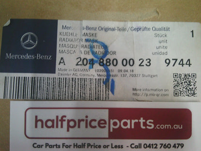 Mercedes Benz C-Class W204 Genuine Front Radiator Grille Assembly New Part