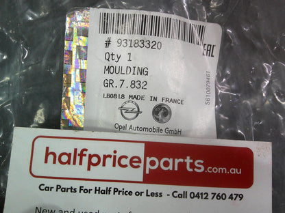 Holden Astra H Genuine Right Hand Front Bumper Trim New Part