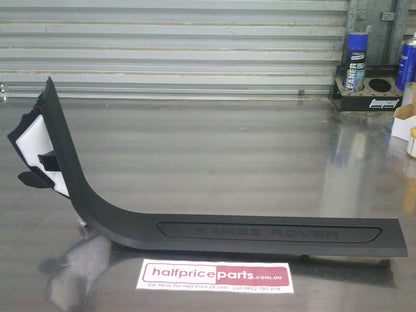 Range Rover Evoque Genuine Left Hand Passenger Front Door Tread Plate (Black In Colour) New Part