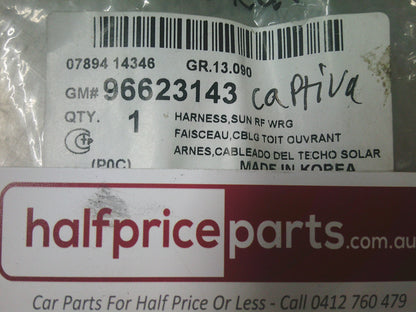 Holden CG/CG5/CG5 Max Captiva Genuine Sunroof Wiring Patch - New Part