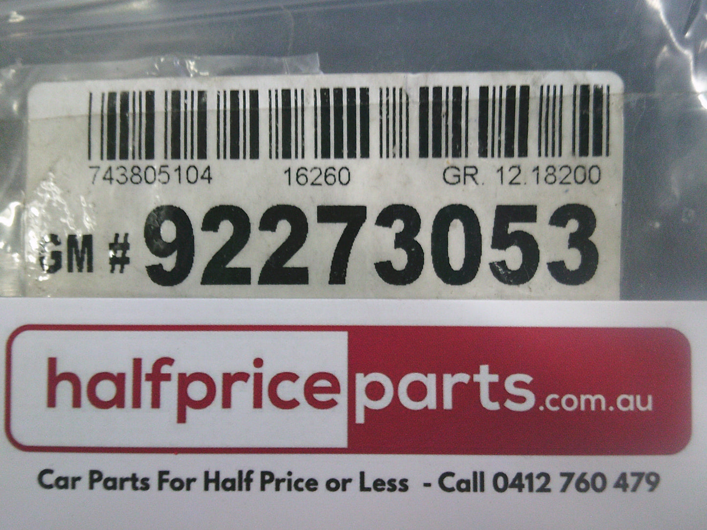 Holden Captive Genuine SIDI 3.0 Direct Injection Emblem New Part