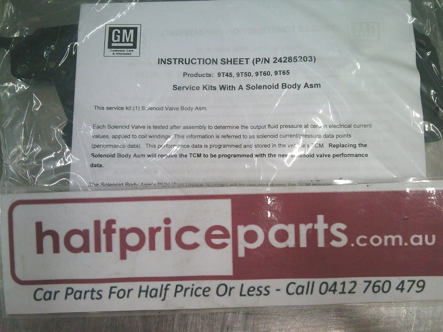 Holden ZB Commodore Genuine Automatic Transmission Control Valve Solenoid Body Module New Part