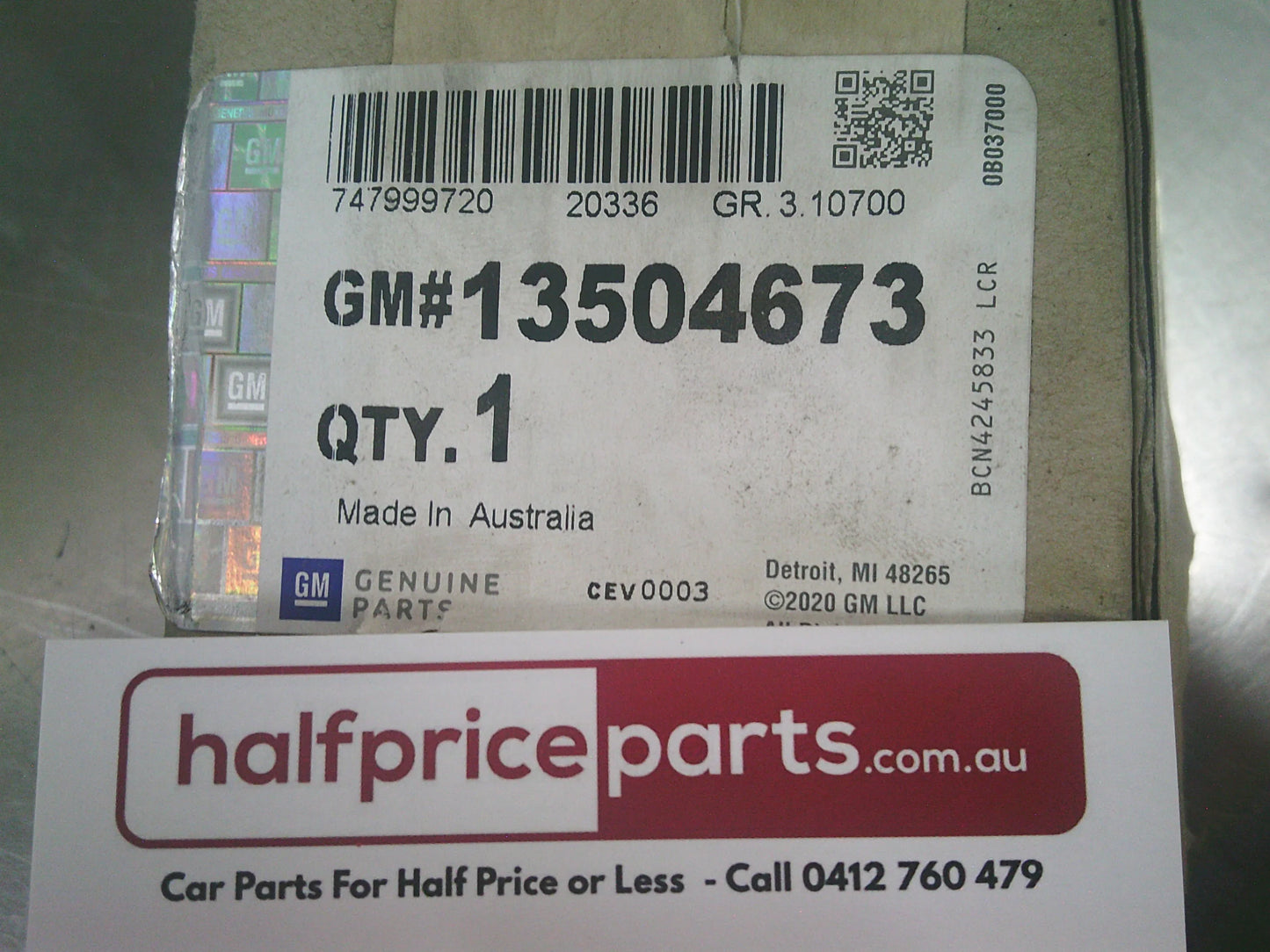 Holden JH Cruze Genuine In Tank Fuel Level Sensor Kit Assembly New Part