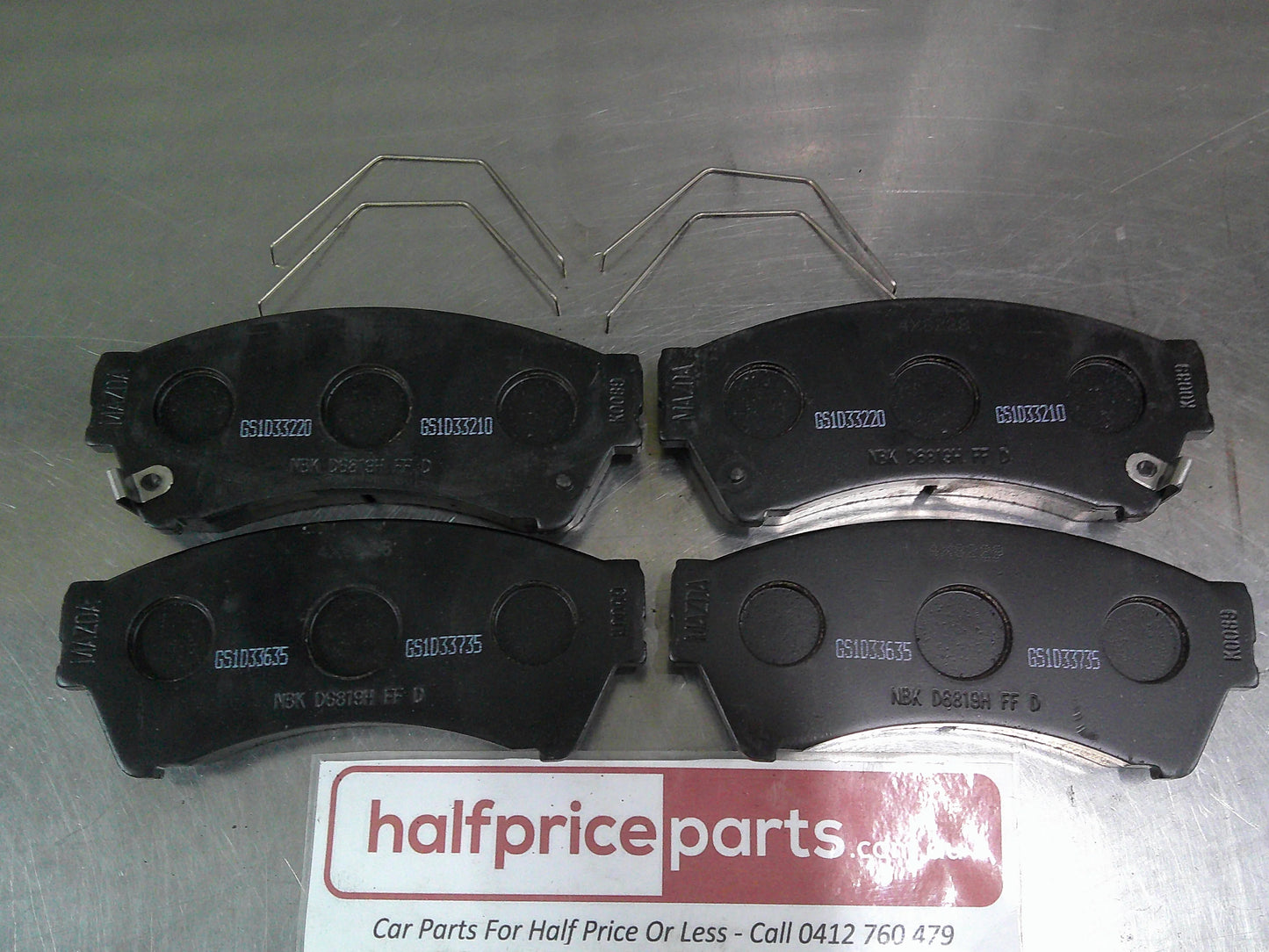 Mazda GH 6 Sedan/Wagon Genuine Front Brake Pad Set New Part