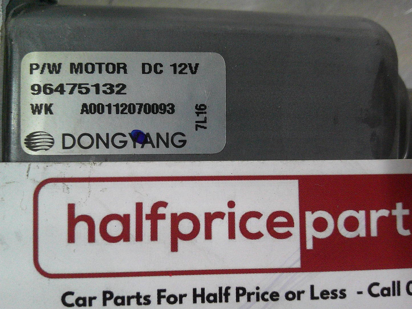 Daewoo Lacetti Genuine Right Hand Rear Power Window Regulator New Part