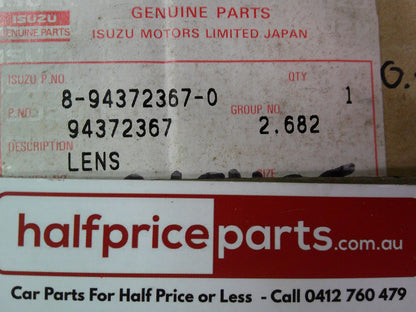 Holden TF Rodeo Genuine Left Hand Rear Stop Light Lens New Part