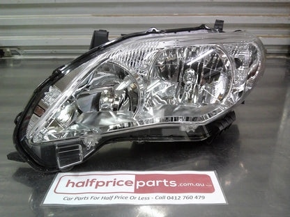 Toyota Corolla ZRE152 Sedan Genuine Left Hand Front Head Light Assembly New Part