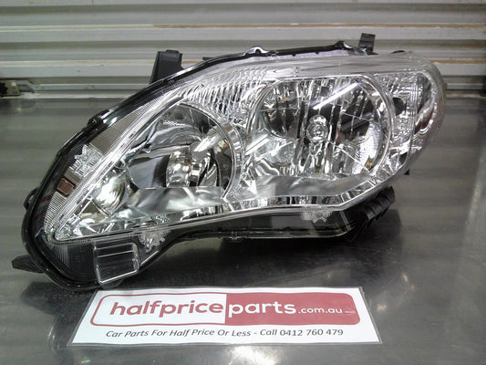 Toyota Corolla ZRE152 Sedan Genuine Left Hand Front Head Light Assembly New Part