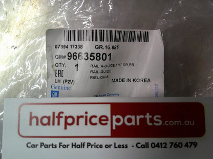 Holden EP Epica Genuine Left Hand Front Door Glass Guide New Part
