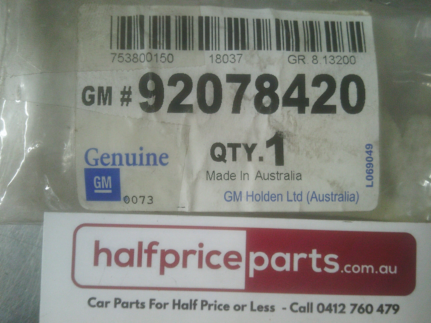 Holden VX/VU Commodore Genuine Right Hand Front Guard Side Moulding New Part