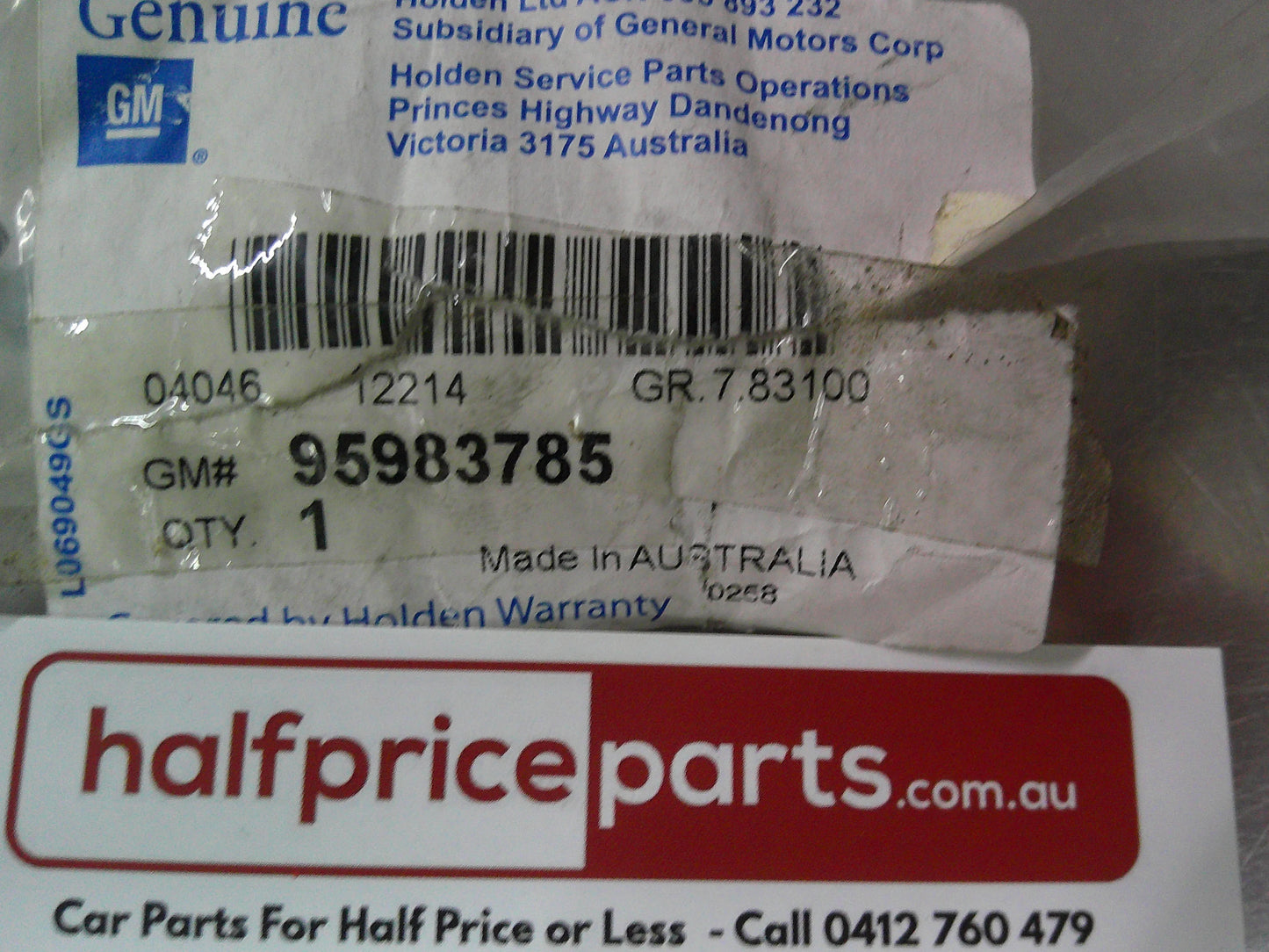 Holden JH Cruze Genuine Right Hand Lower Headlight Mounting Bracket New Part