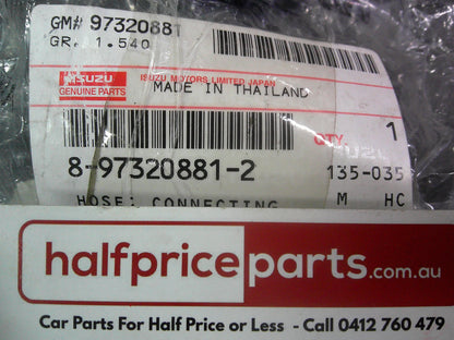 Holden RA Rodeo/RC Colorado/Isuzu D-Max Genuine No2 Air Cooling Hose New Part