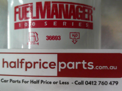 Fuel Manager FM 100 Series Water Separator Replacement 2 Micron Element New Part