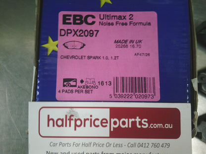 EBC Front Brake Pad Set Suits Holden Barina Spark -  New Part