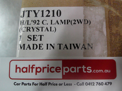 Crystal Indicator Right Hand Front Light Park Light Lamp Suits Toyota Hilux New Part