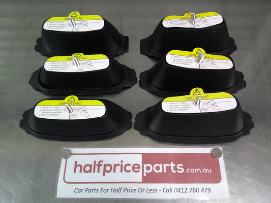 Toyota Hilux Dual Cab Genuine Aero Style Roof Rack Feet Only Replacements New Part