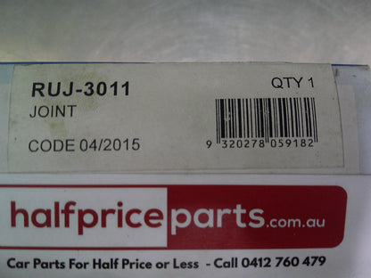 Hardy Joint Universal Joint Suits Holden RC Colorado/Jackaroo/Isuzu D-Max New Part
