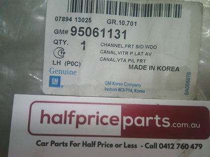 Holden CG Captiva Genuine Left Hand Front Door Weatherstrip New Part