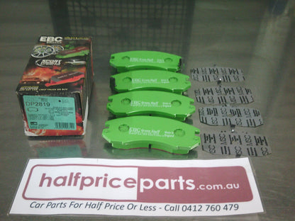 EBC Greenstuff Front Disc Brake Pad Set Suits Subaru Impreza/Legacy - New Part
