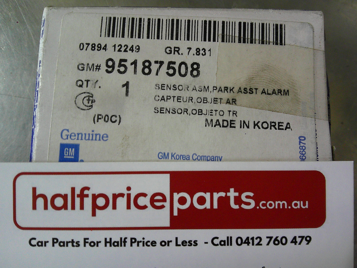 Holden CG5/CG7 Captiva Genuine Park Assist Sensor (Factory White) New Part