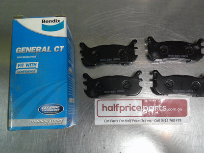 Bendix Rear Brake Pad Set Suits Mazda 323 Protege/323 Astina  New Part