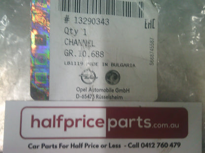 Holden Astra AH Genuine Left Hand Front Window Channel Rubber New Part